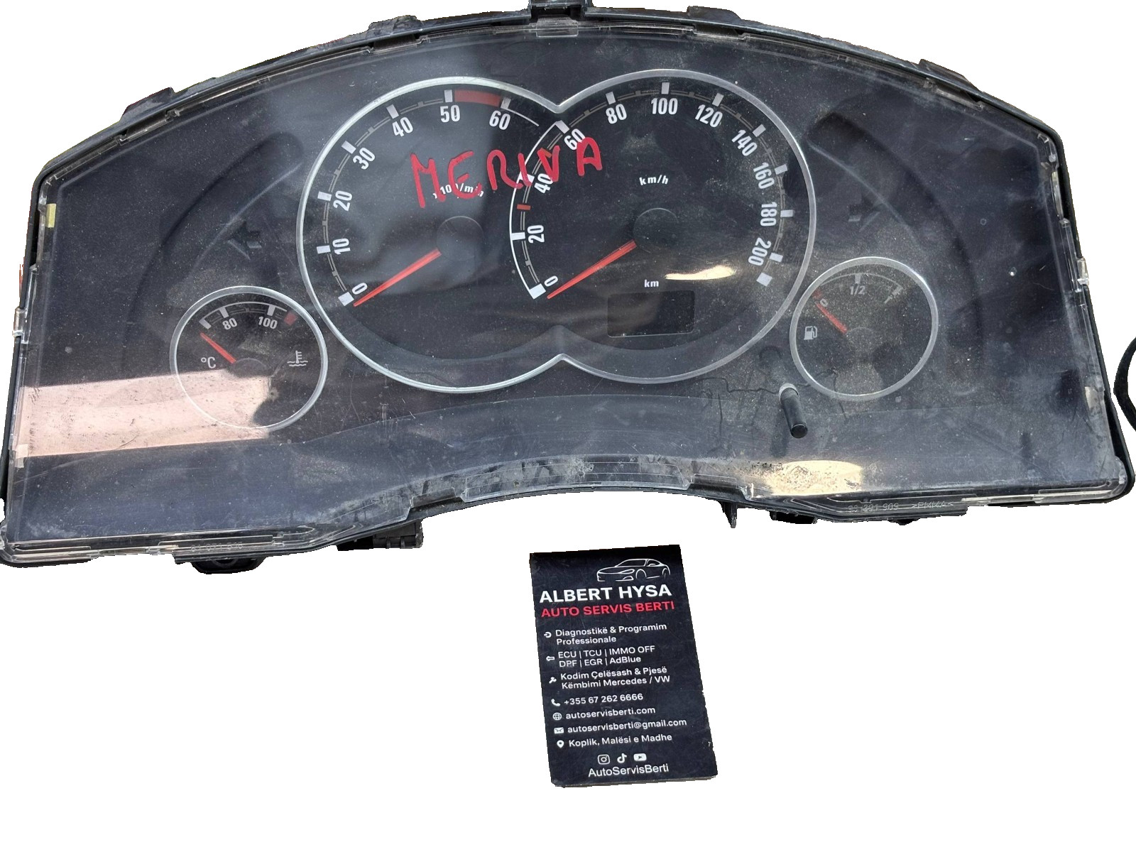 13201075BG INSTRUMENT PANEL / 110080333001 / 1199316 FOR OPEL MERIVA 1.7
