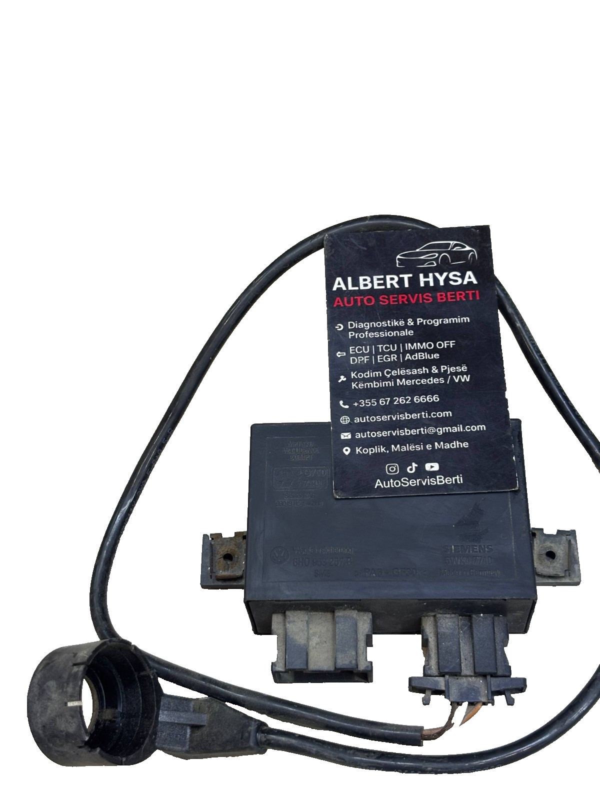 6H0953257B IMMOBILIZER CONTROL UNIT / 5WK47740 SIEMENS - 6H0953264