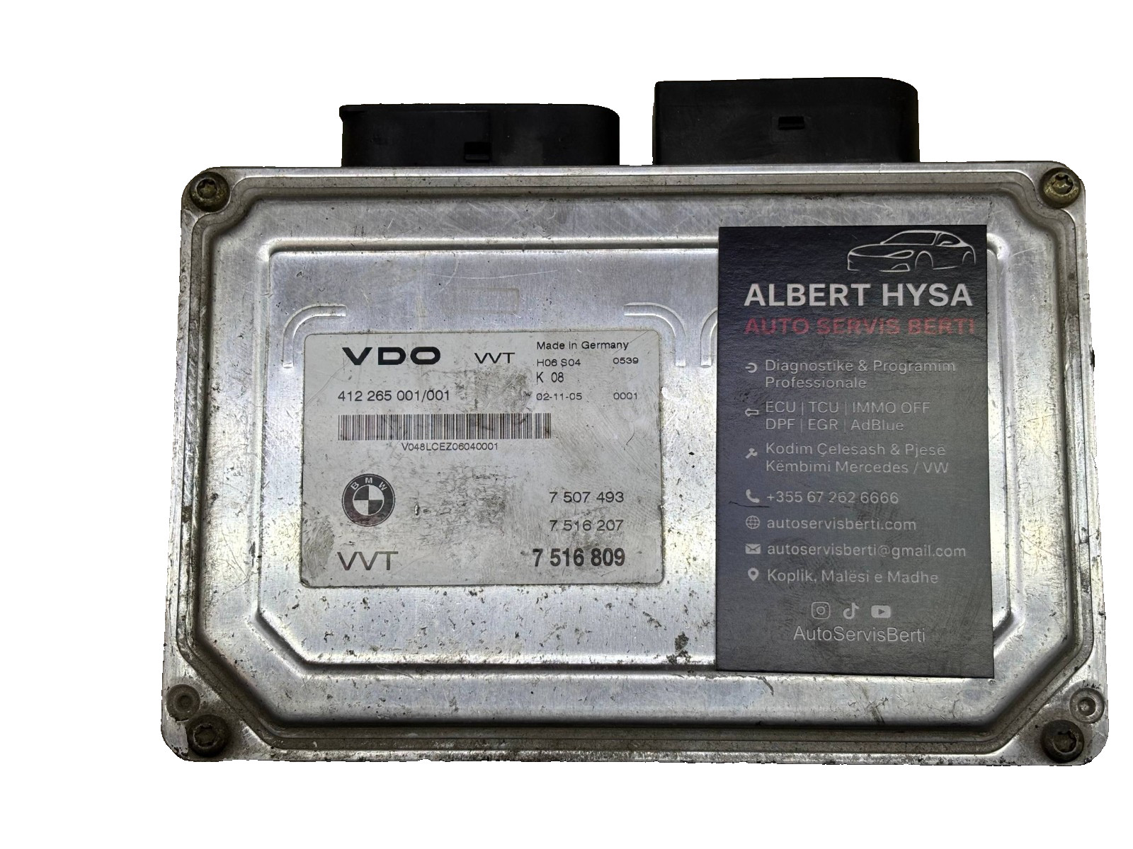 7516809 / 7516207 / 7507493 VDO Module ECU VVT 1 K 08 412265001/001