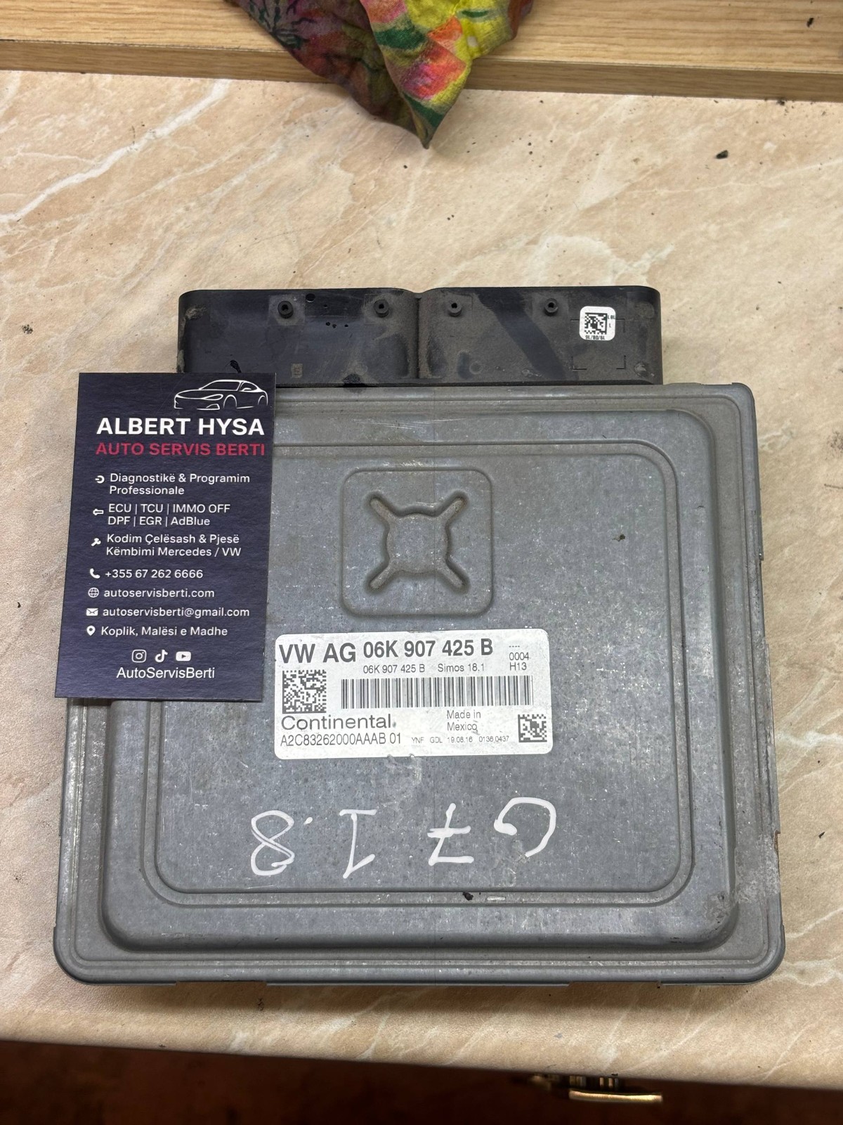 VW Audi 06K907425B SIMOS18.1 ECU 5G1920840B Cluster + Key