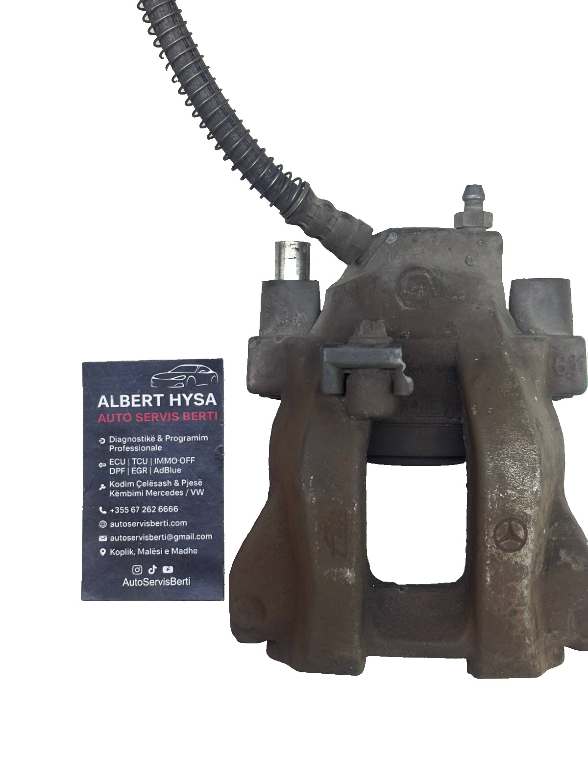 Mercedes-Benz W221 Rear Left Brake Caliper EPB ATE 118171-00221 Electric Parking