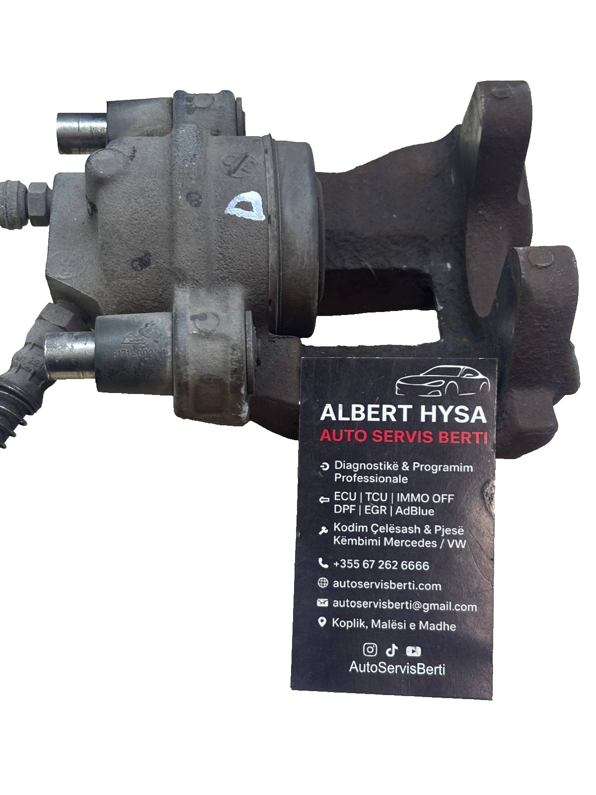Mercedes-Benz W221 Rear Right Brake Caliper EPB ATE 118171-00221 Elec. Parking