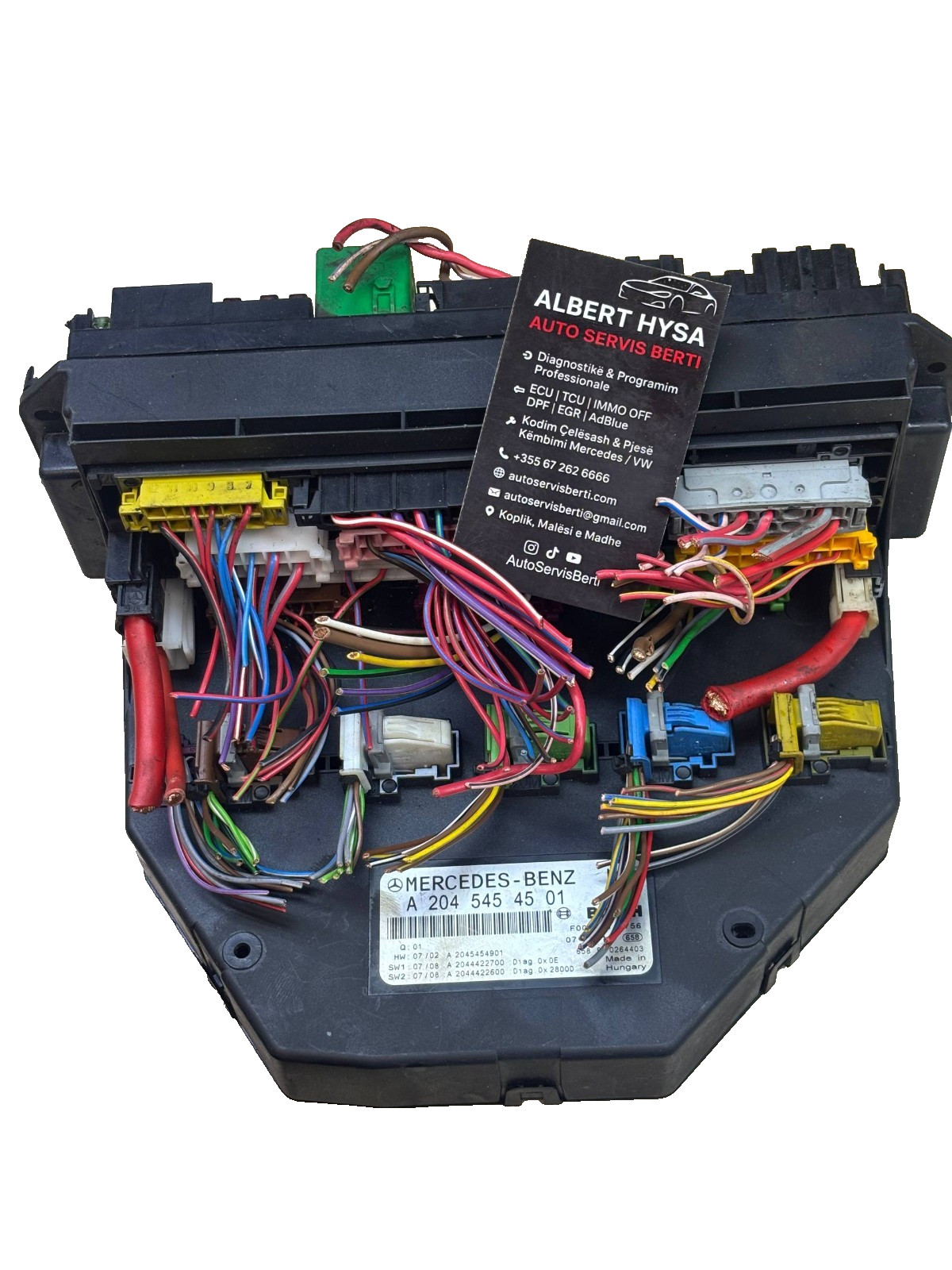 Mercedes-Benz W204 SAM Control Module A2045454501 A2045454901