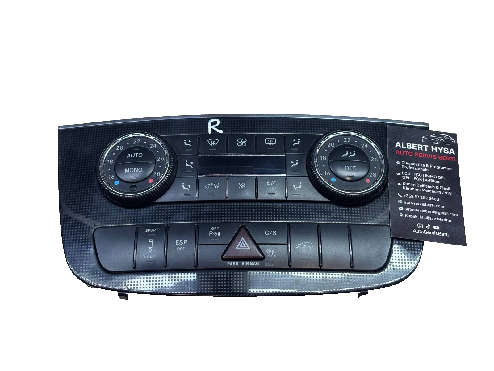 Mercedes-Benz Center Dashboard Hazard ESP Control Switch A2518208189 SAE04DE1375