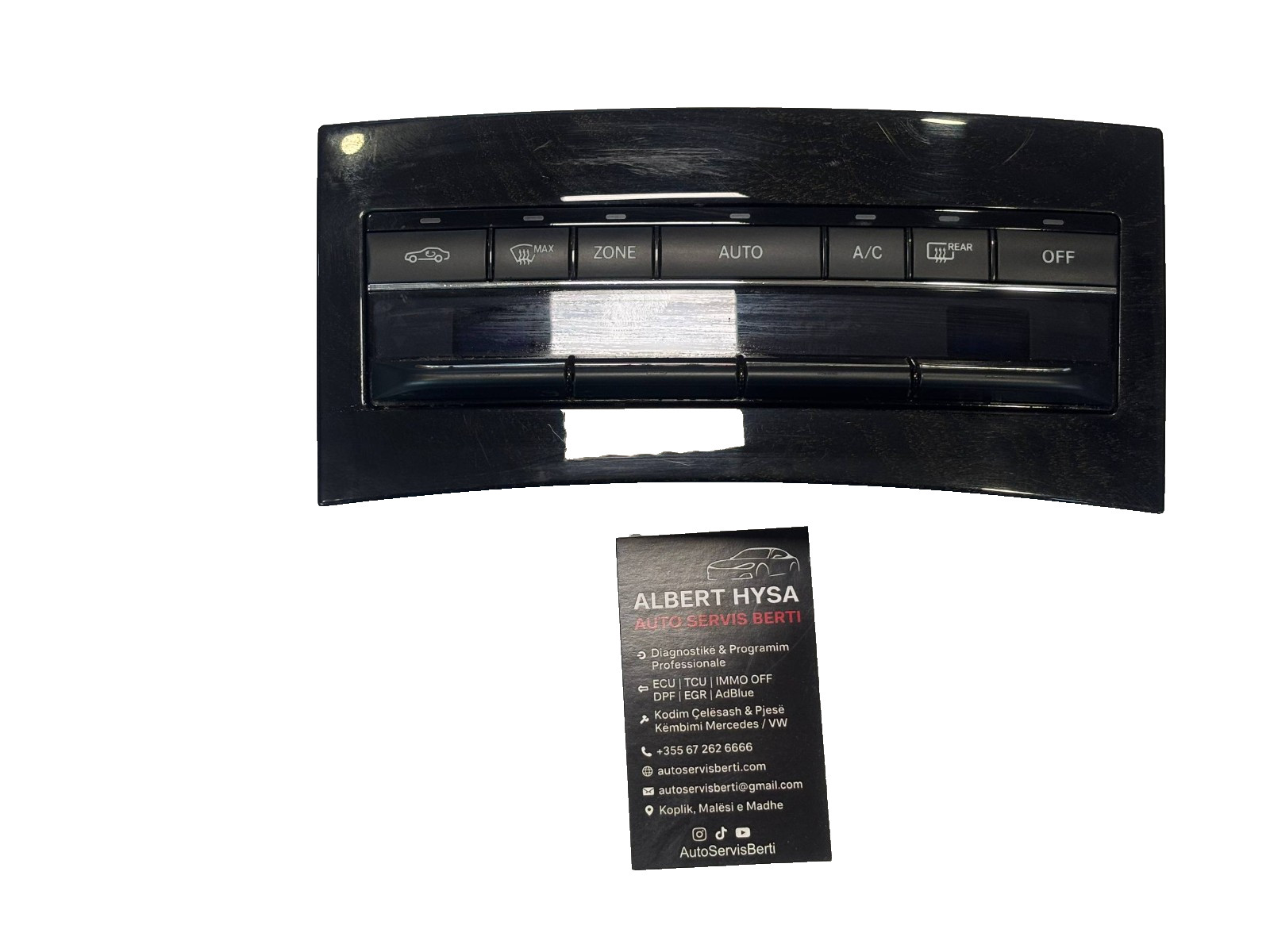 A2129008711 A2128303800 Mercedes W212 Climate Control AC Panel