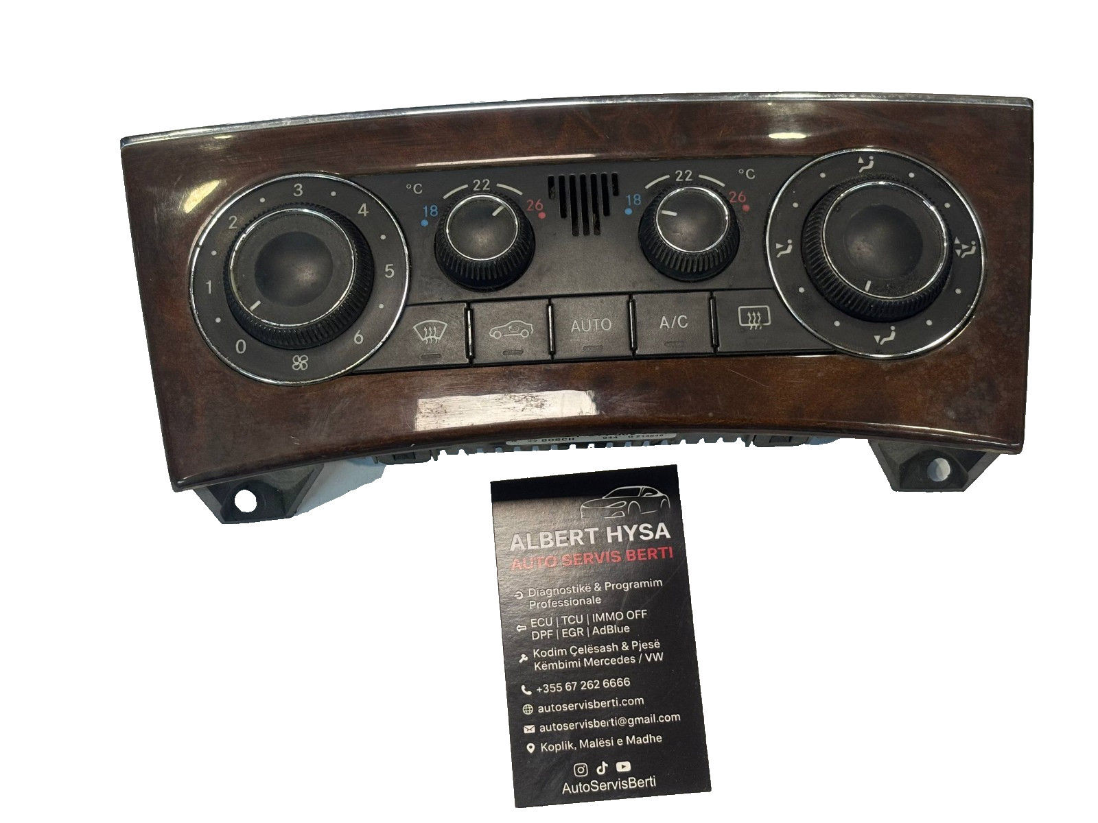 A2038304085 Mercedes W203 Climate Control Air Conditioning Panel