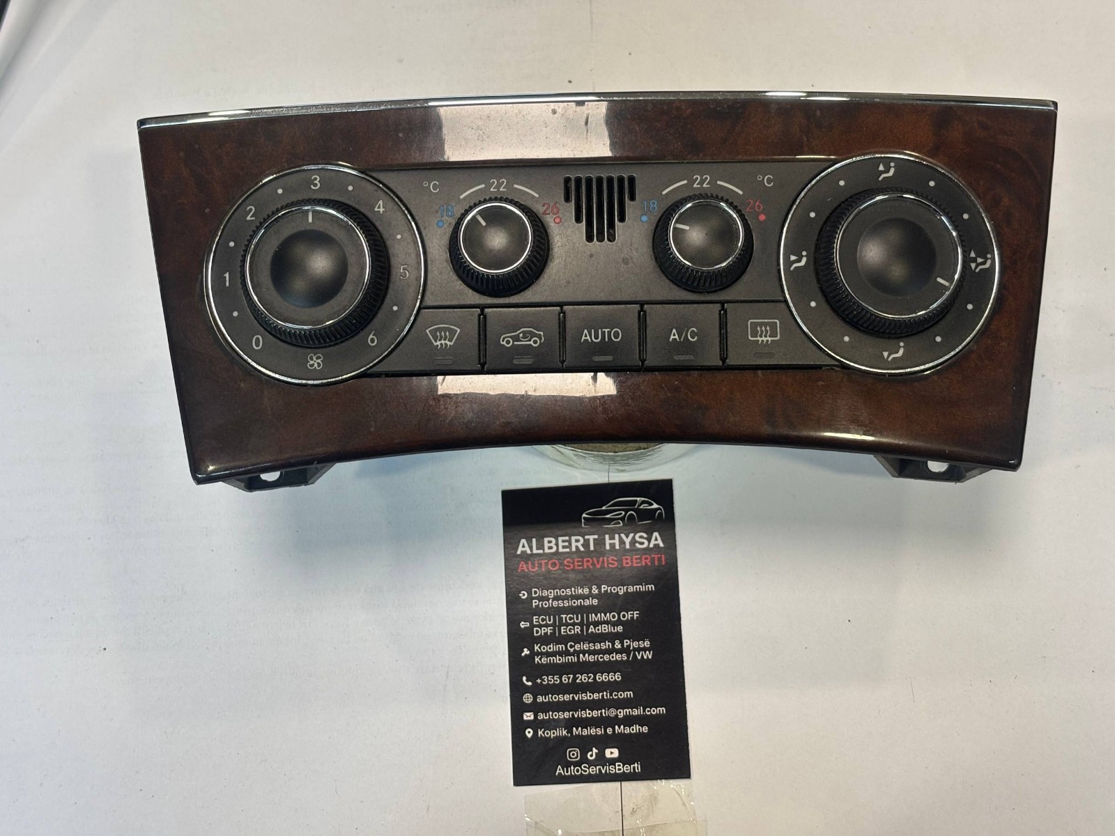 A2038303485 Mercedes W203 Climate Control Panel AC Heater