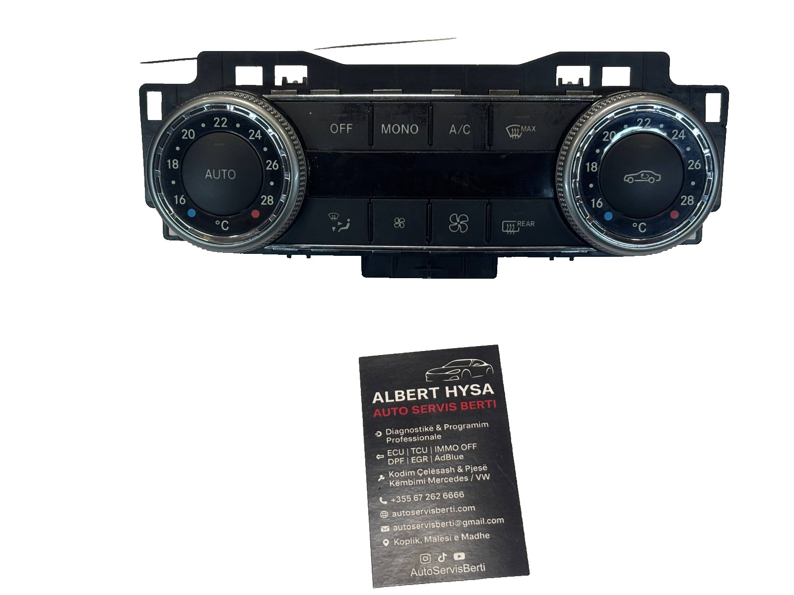 2049002103 Mercedes W204 Climate Control Panel Air Conditioning