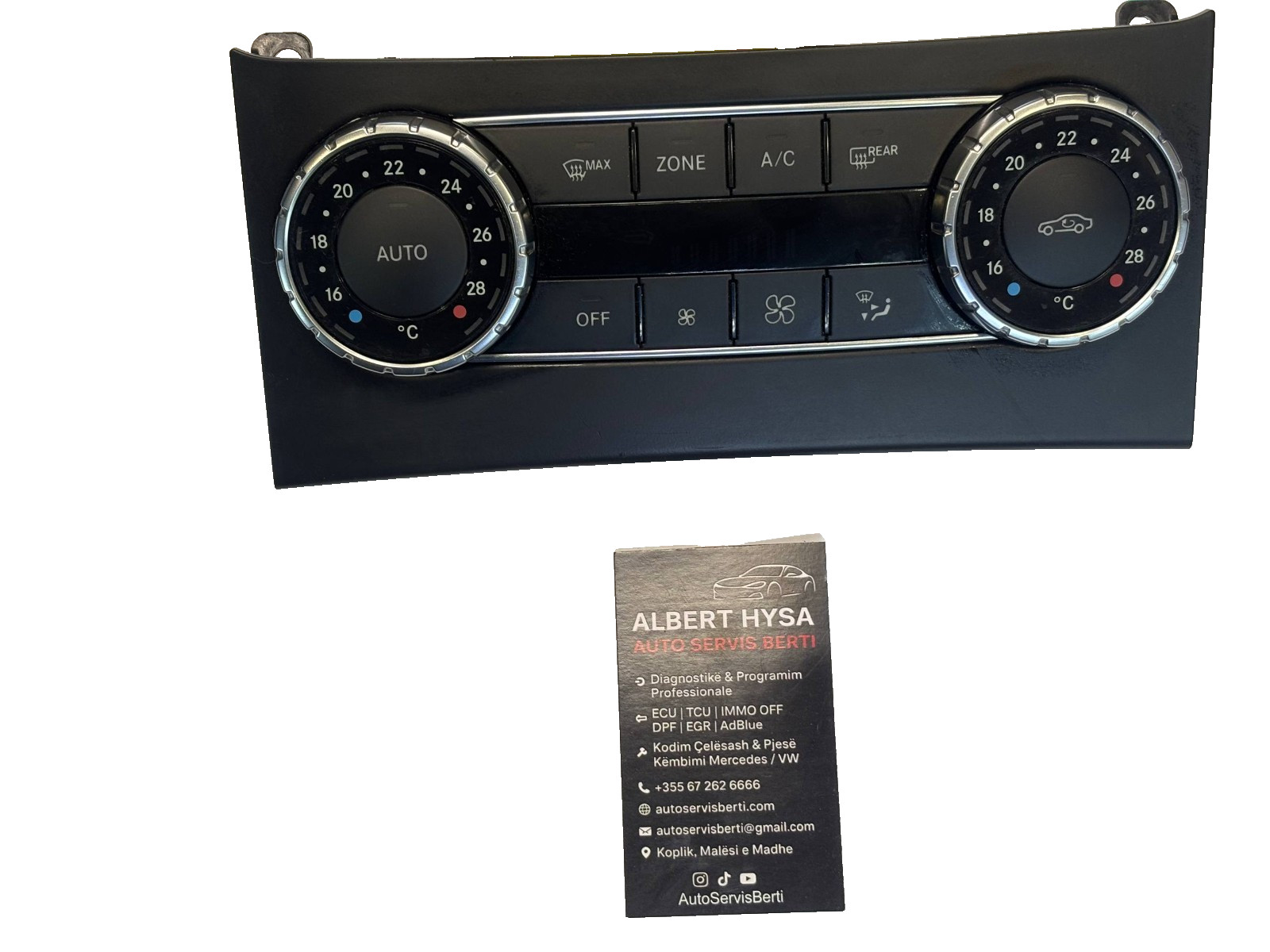 A2049005805 Mercedes W204 Climate Control Panel Air Conditioning