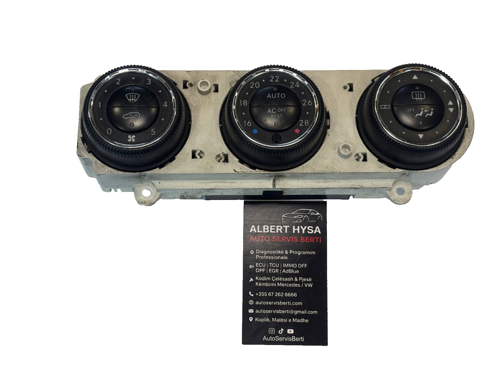 A1638205589 KZ 5HB964643-06 Mercedes W163 Climate Control Panel