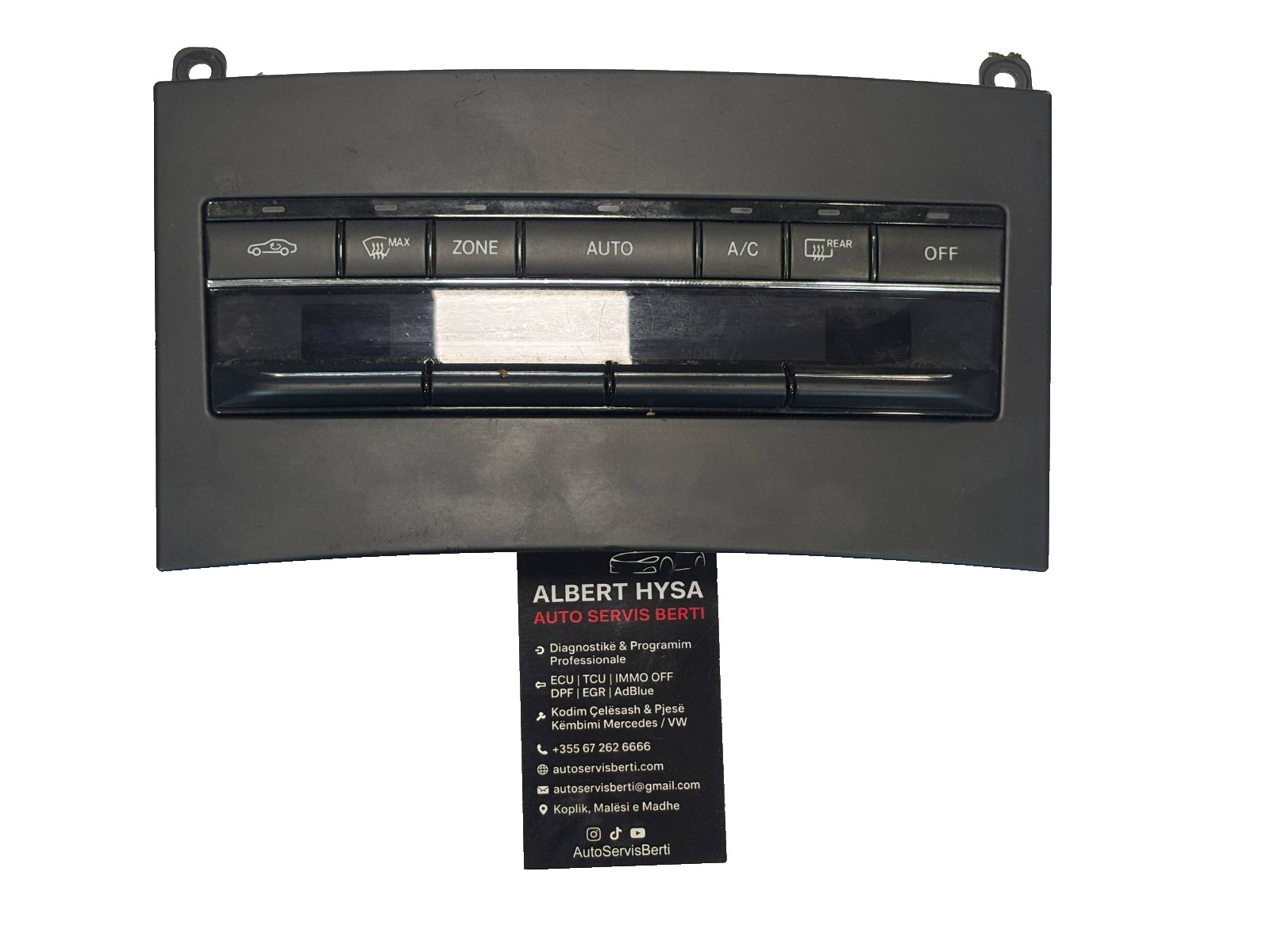 A2129007404 A2128300285 Mercedes W207 W212 Climate Control Panel