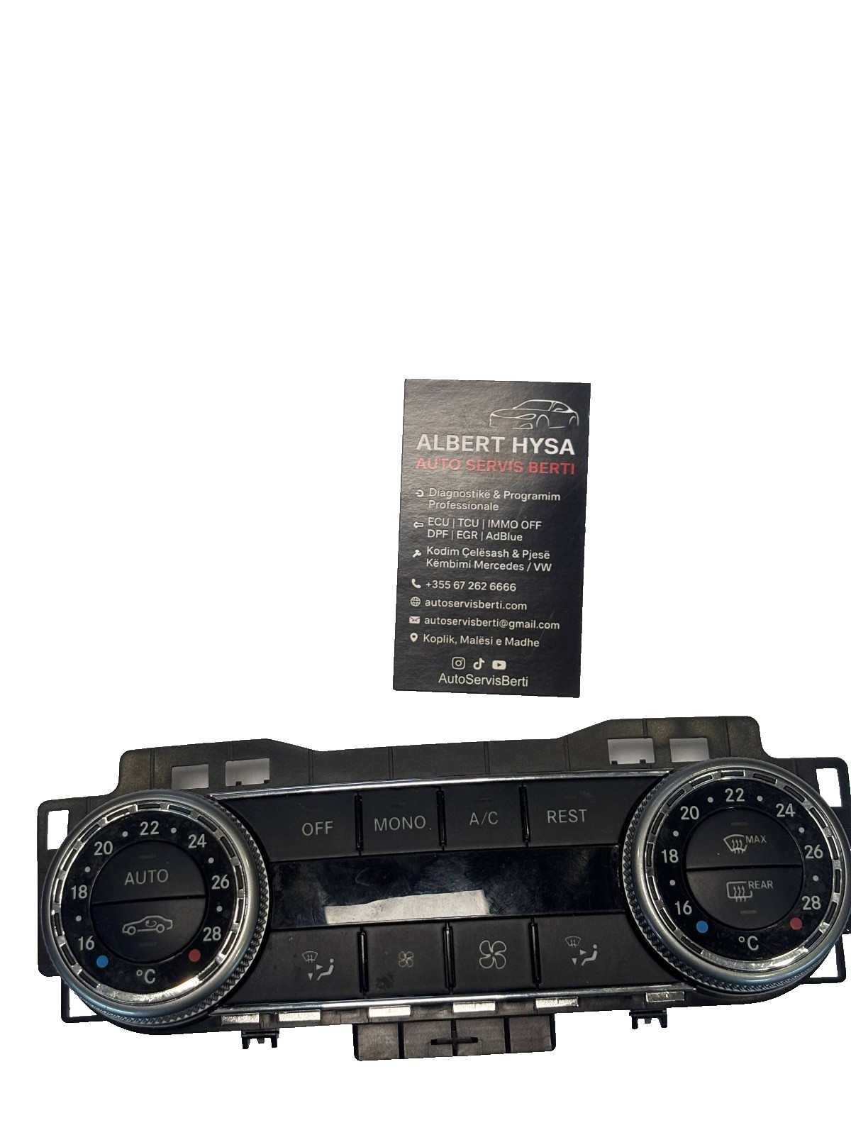 2048304290 Mercedes W204 Air Conditioner Control Unit