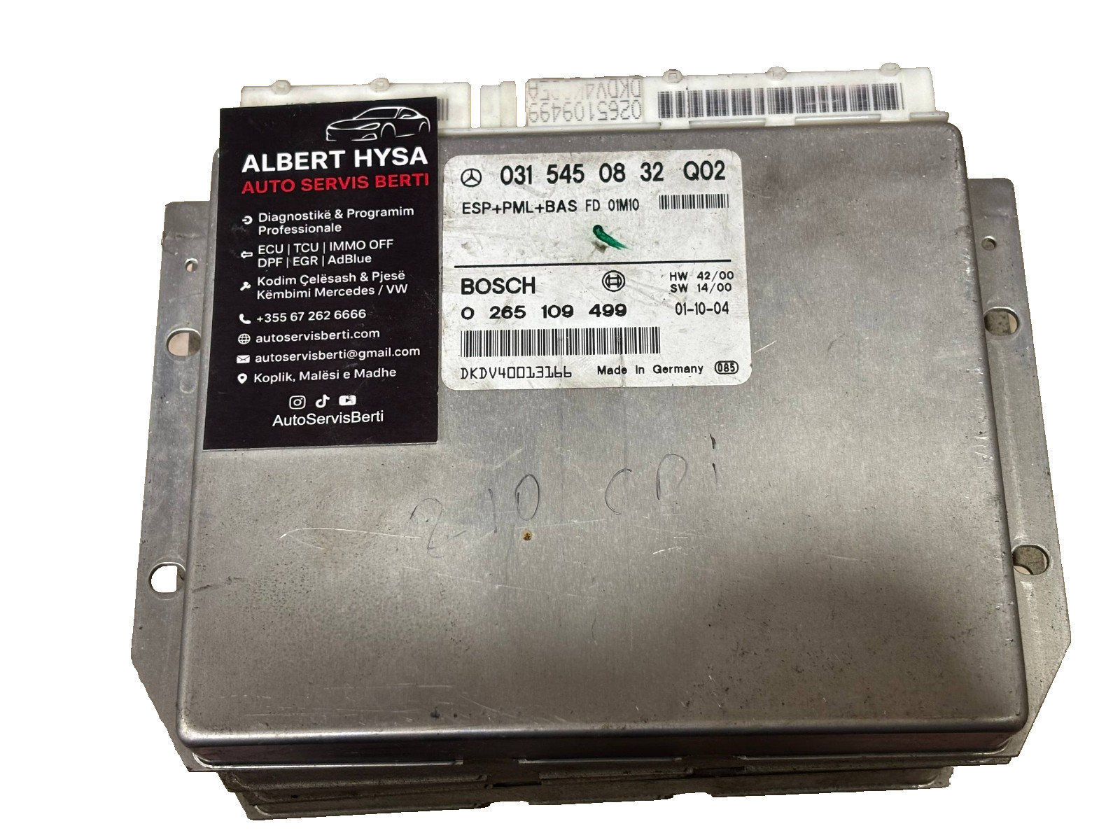 Mercedes Electronic Control Module BOSCH 0315450832 0265109499