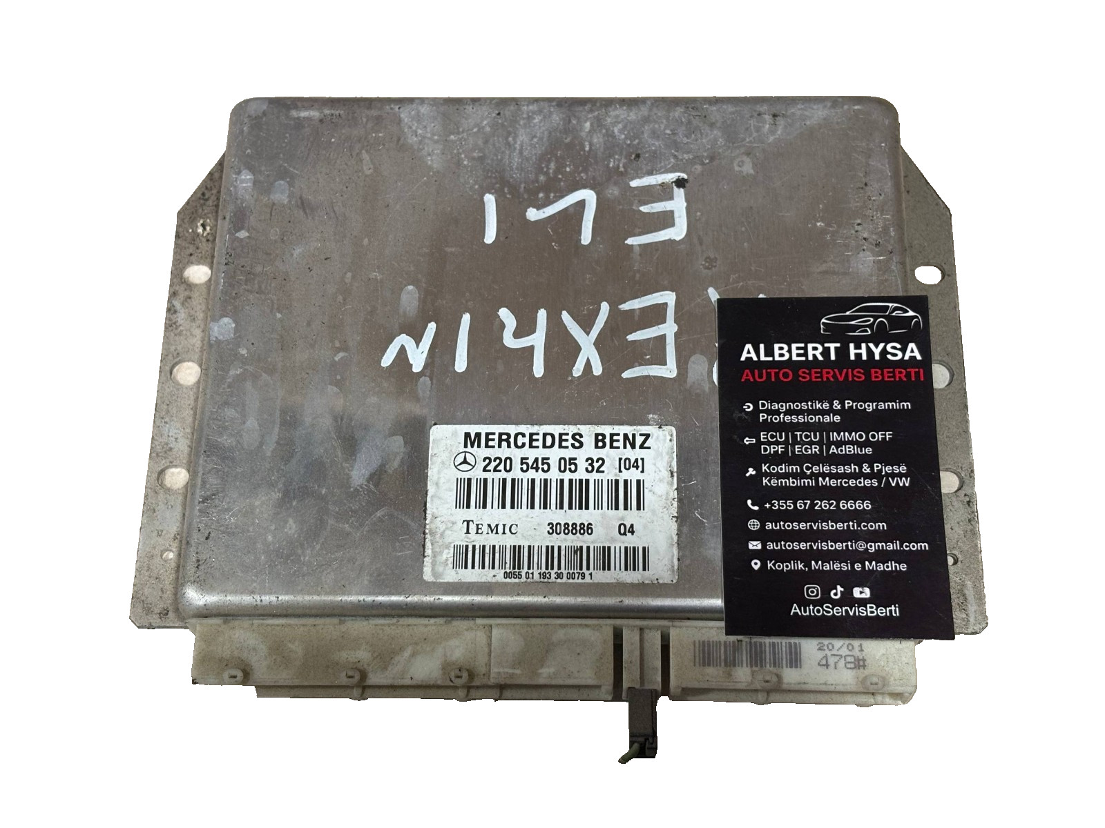 Mercedes Electronic Control Module TEMIC 2205450532 308886