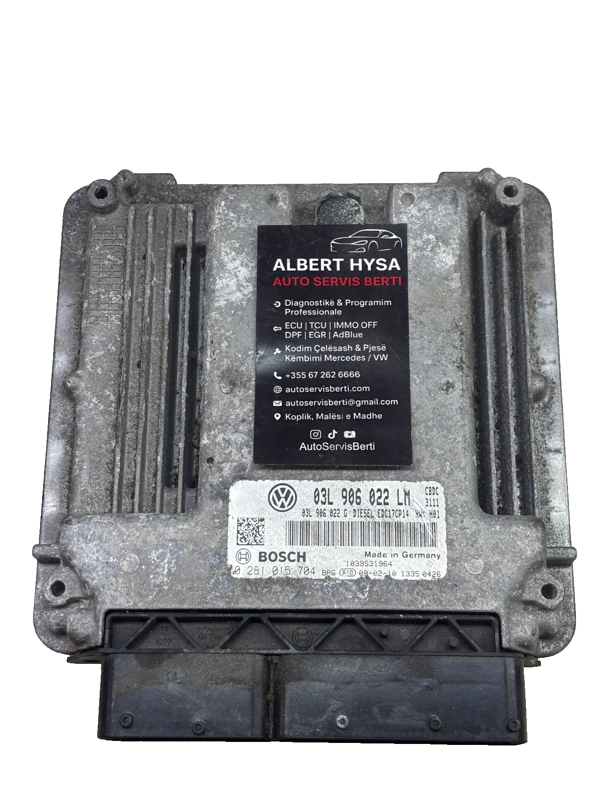 VW Audi Bosch ECU EDC17CP14 03L906022LM 0281015704
