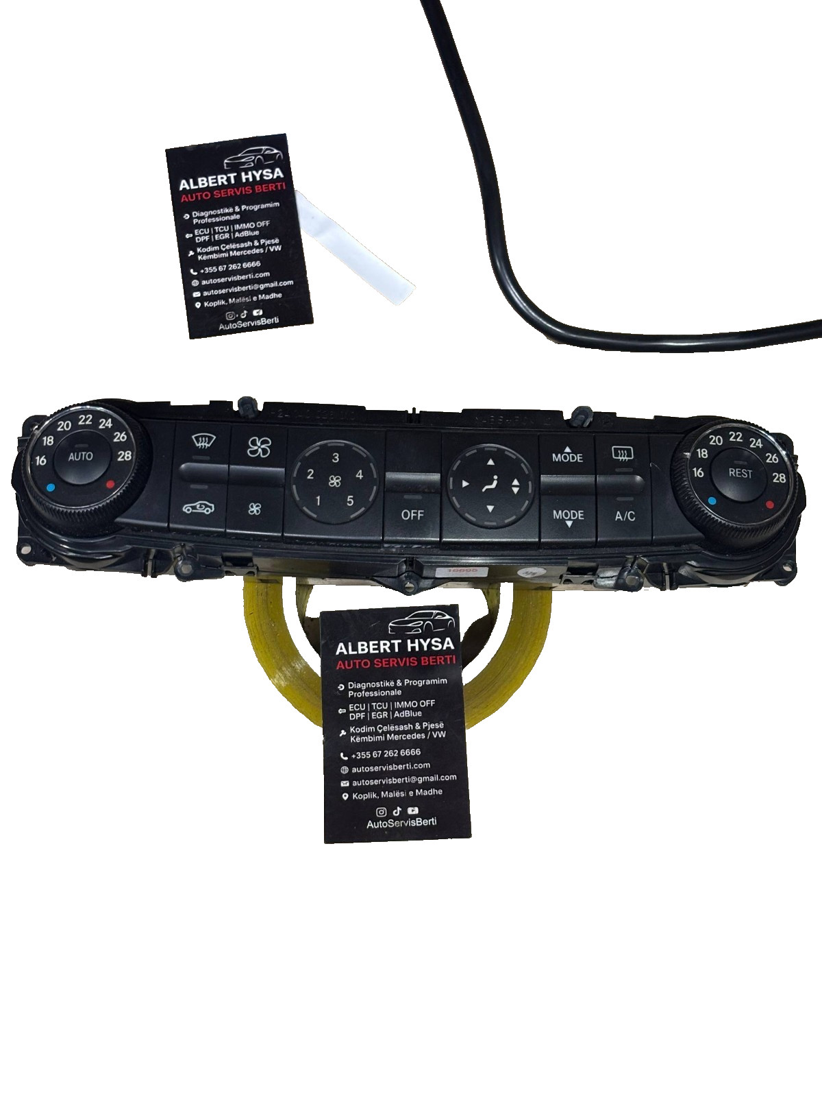 Mercedes-Benz W211 Heater Climate Control Panel 2118300490