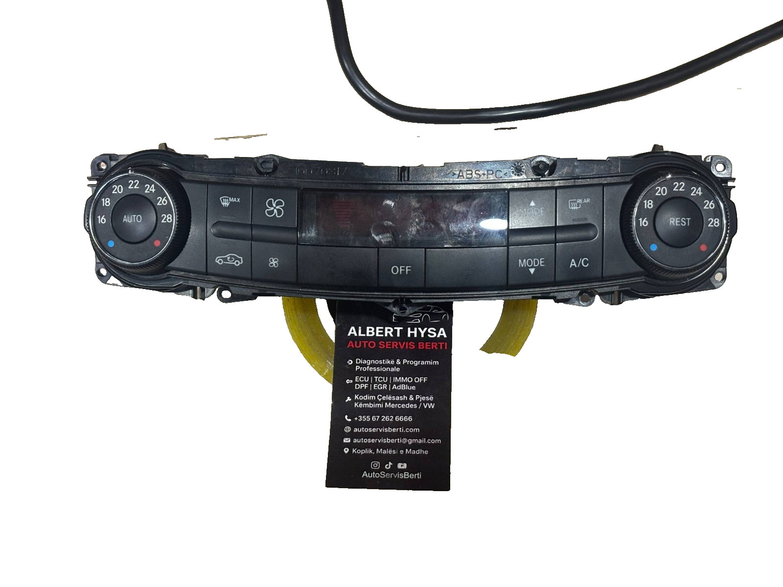 Mercedes-Benz W211 Heater Climate Control Panel 2118302390
