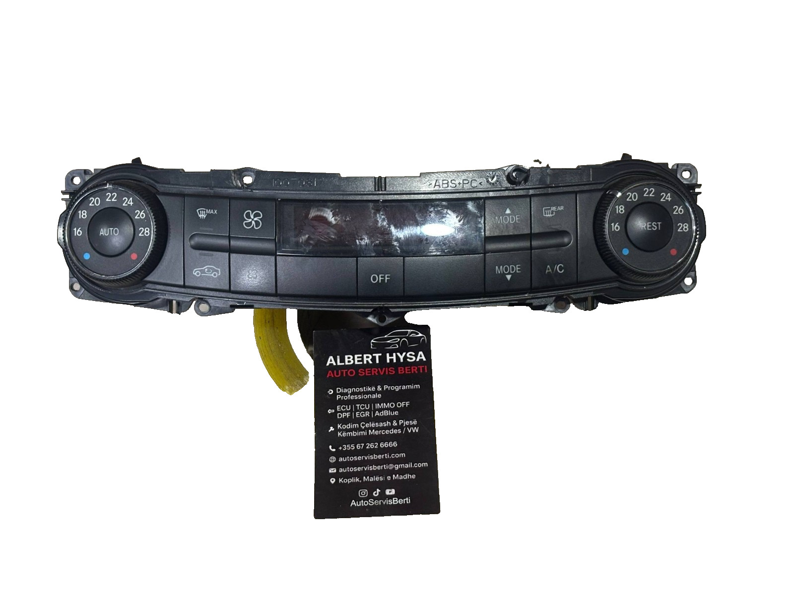 Mercedes-Benz W211 Heater Climate Control Panel 2118303190