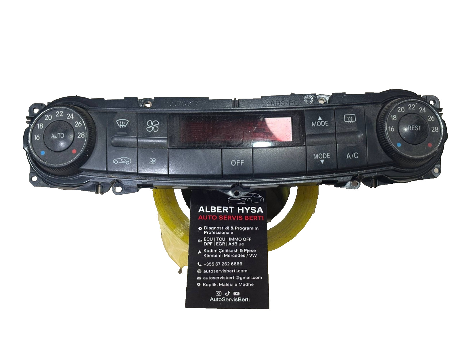 Mercedes-Benz W211 Heater Climate Control Panel 2118302090