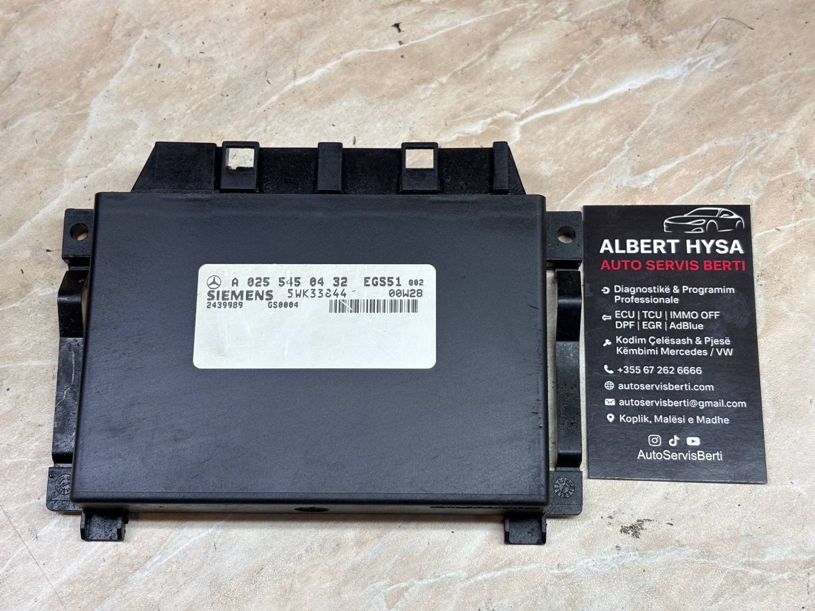 A0255450432 Siemens Control Module EGS51 5WK33844 OEM