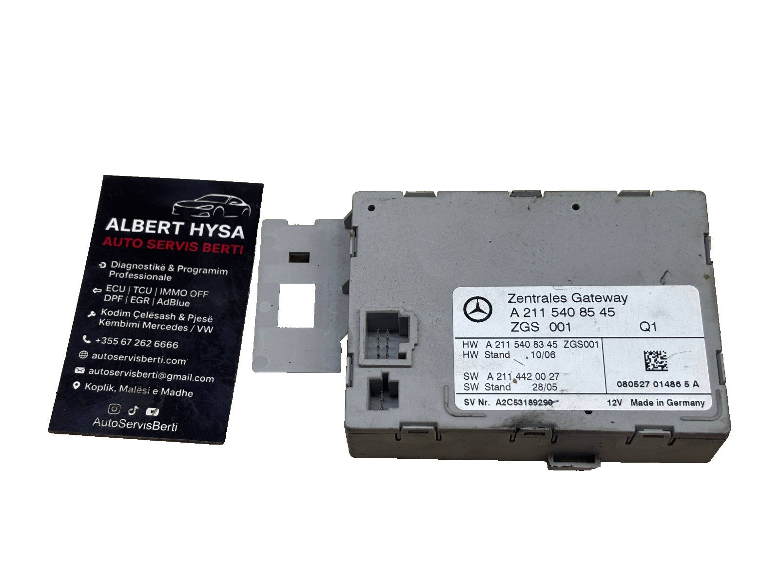 Mercedes Benz W21 Central Gateway Control Module A2115408545