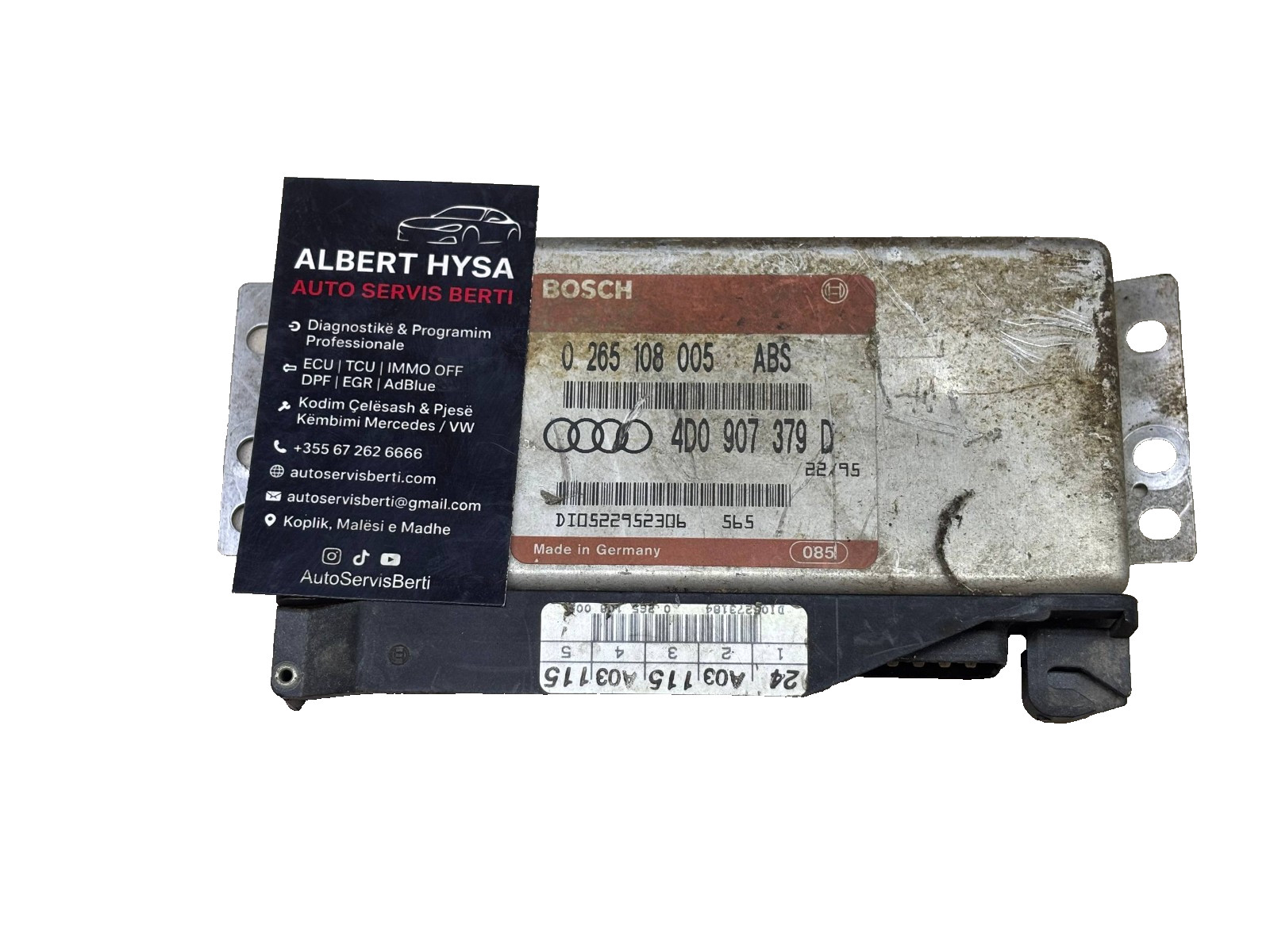 0265108005 Audi ABS CONTROL UNIT MODULE 4D0907379D OEM