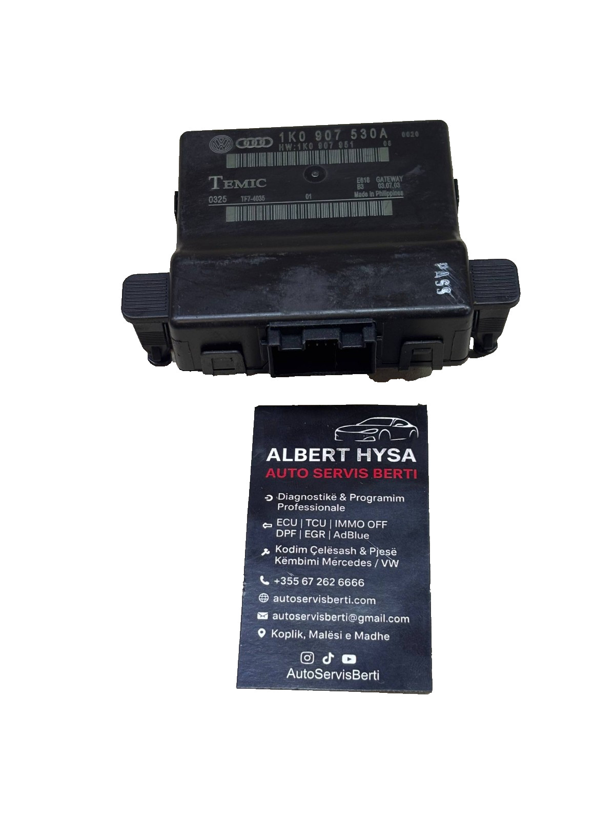 AUDI VW SEAT GATEWAY CONTROL MODULE UNIT ECU OEM 1K0907530 A