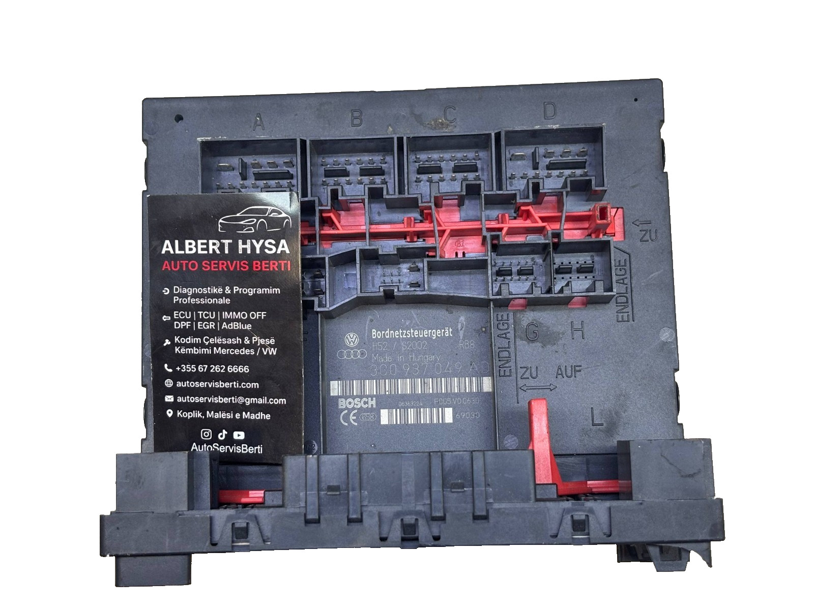 BCM BODY CONTROL MODULE UNIT VW JETTA PASSAT SEAT 3C0937049AD