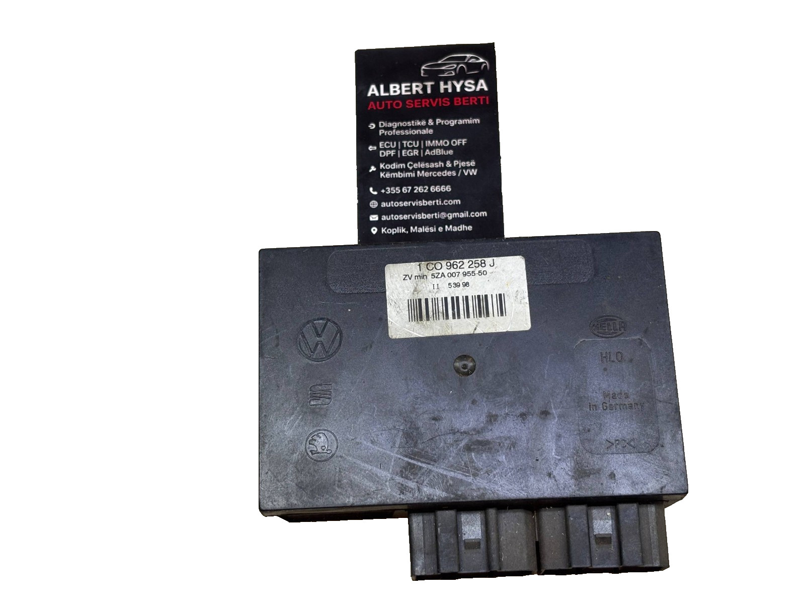 VW Skoda Octavia Seat comfort control unit 1CO962258J 5ZA007955-50