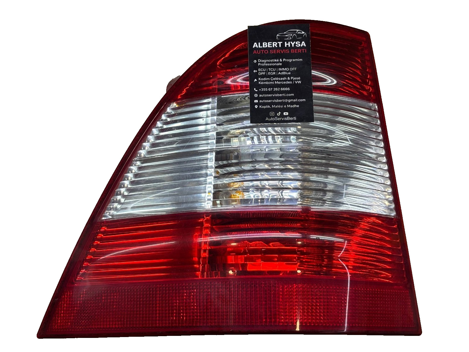 Mercedes ML W163 LCI 2001-2005 Left Passenger Rear Tail Light OEM A1638201964
