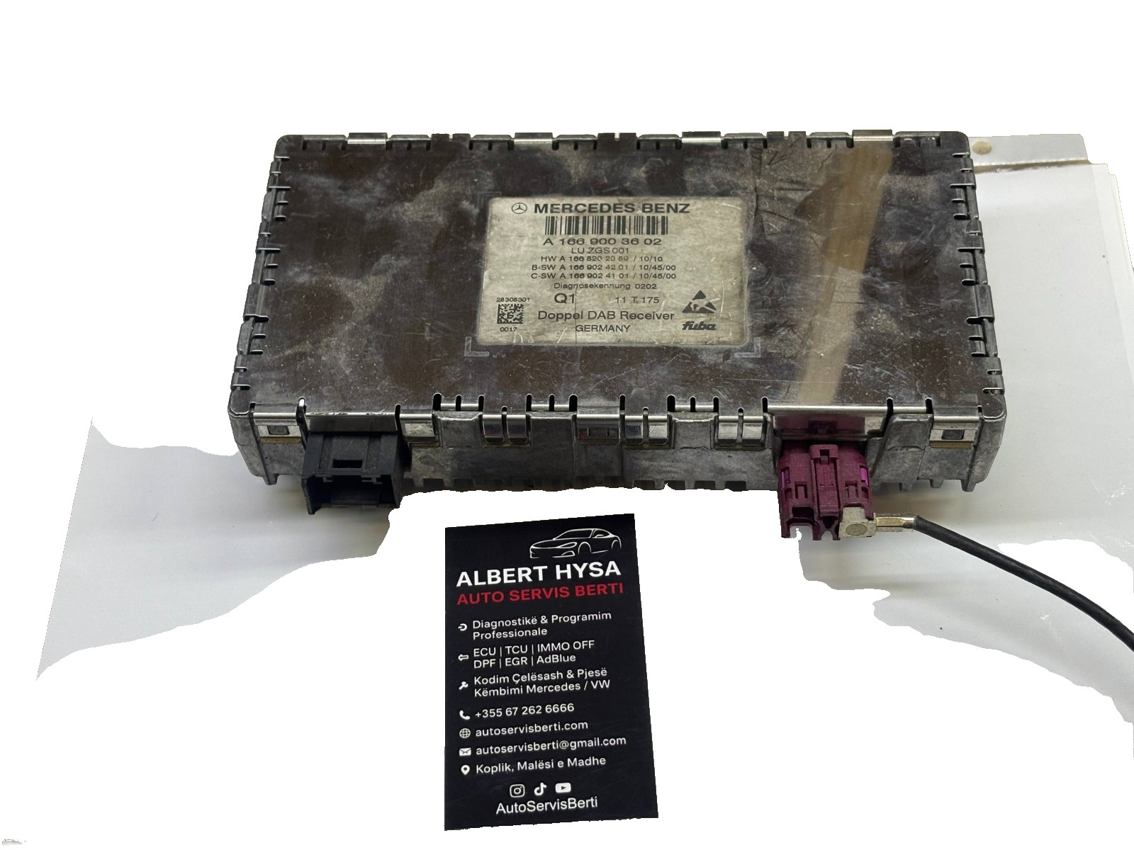Mercedes-Benz DAB Radio Tuner Module A1669003602 ZGS001 OEM Tested