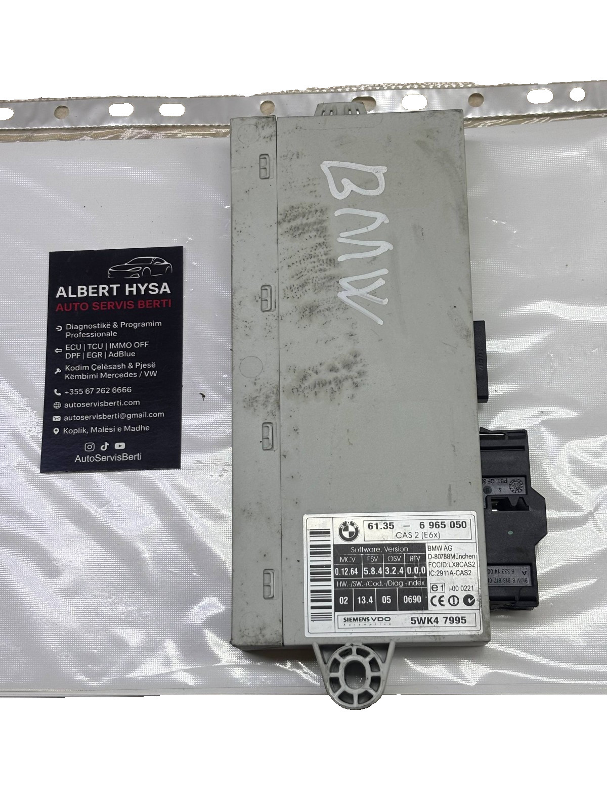BMW Car Access System CAS Module 61356965050 5WK47995 OEM Tested
