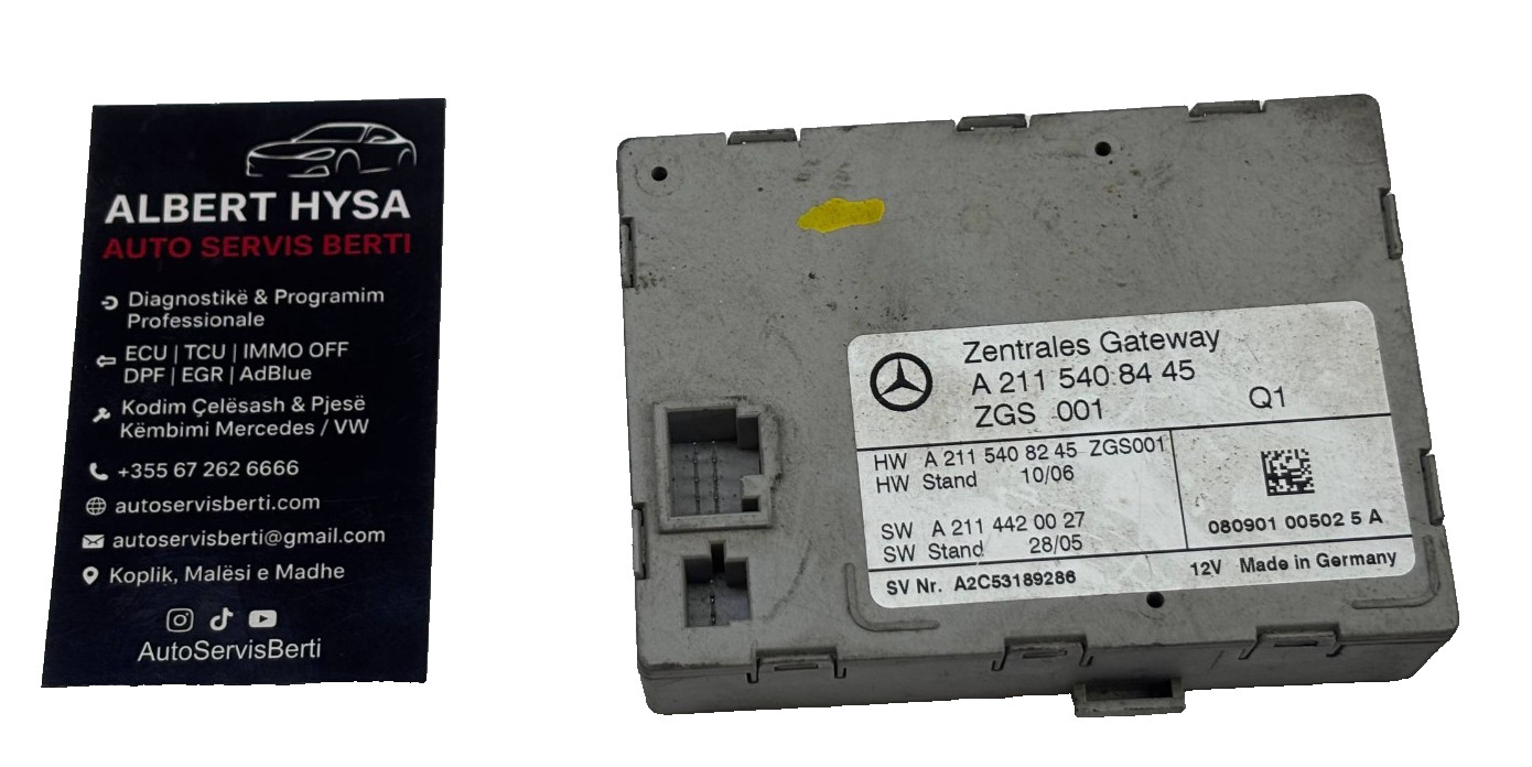 Mercedes-Benz Central Gateway Module A2115408445 OEM Tested