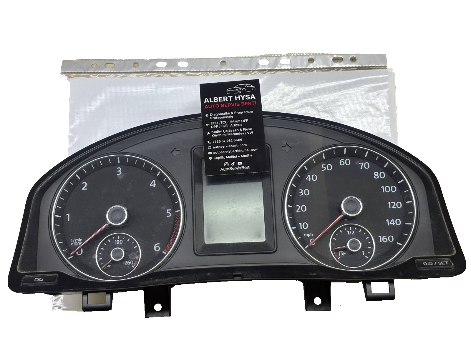 VW Instrument Cluster Dashboard 5M0920 970G OEM Tested