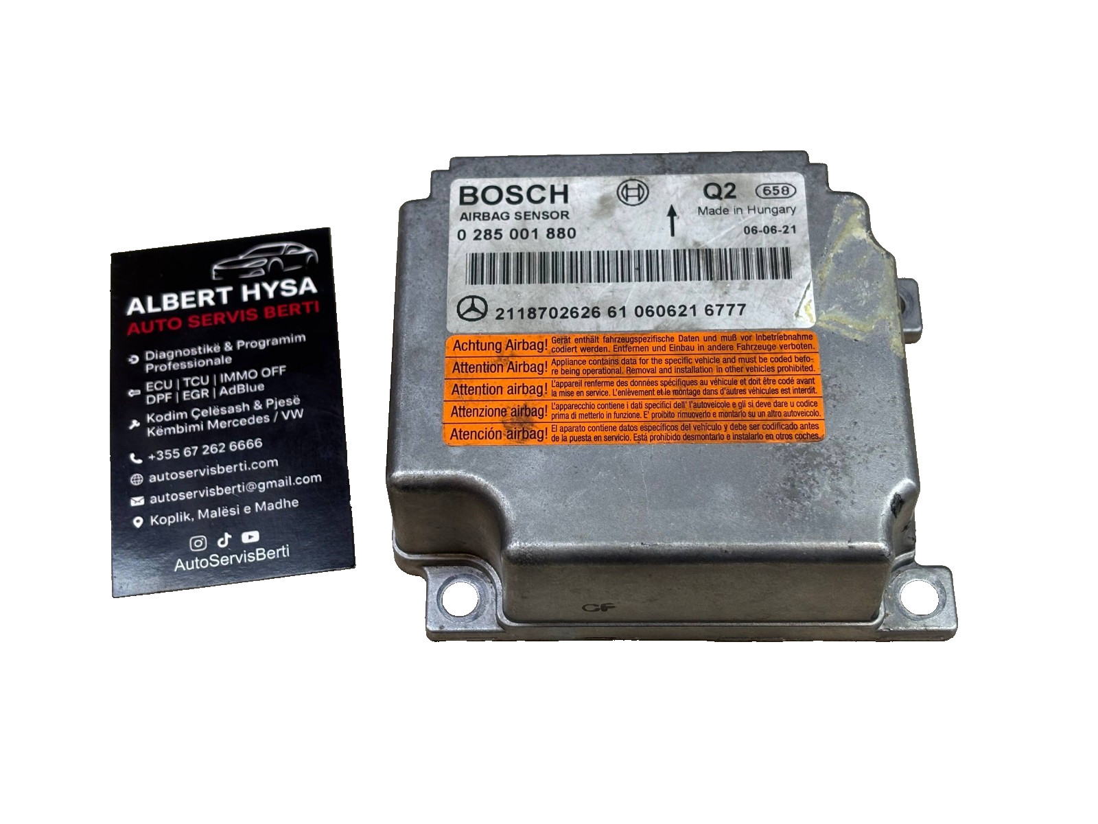 Genuine BOSCH Control Module Mercedes 2118702626 0285001880