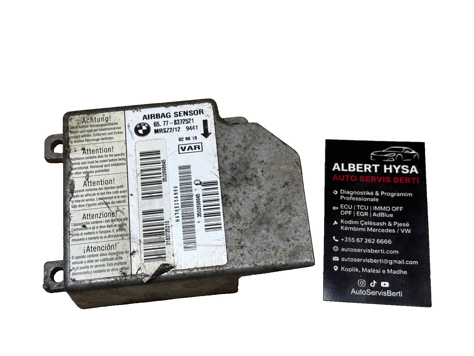 Genuine BMW Control Module 3183725210 65.77-8372521