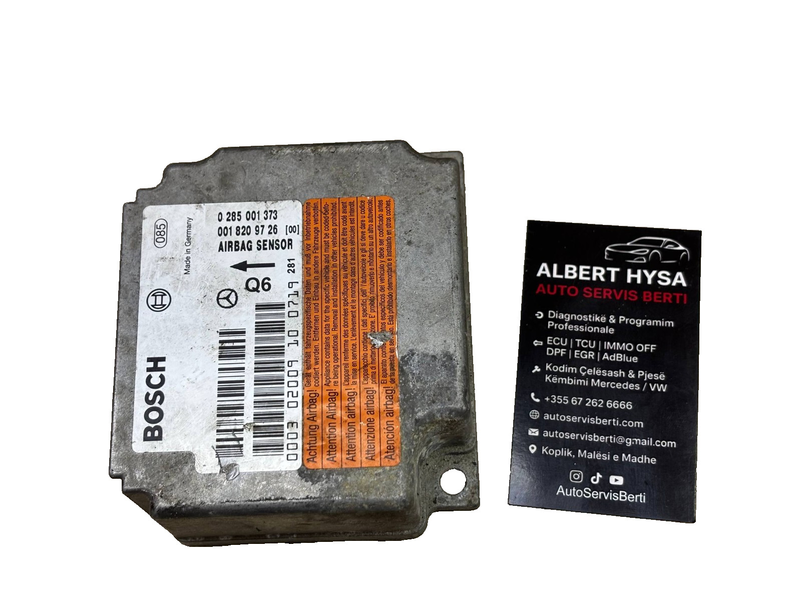 Genuine BOSCH Control Module Mercedes 0018209726 0285001373
