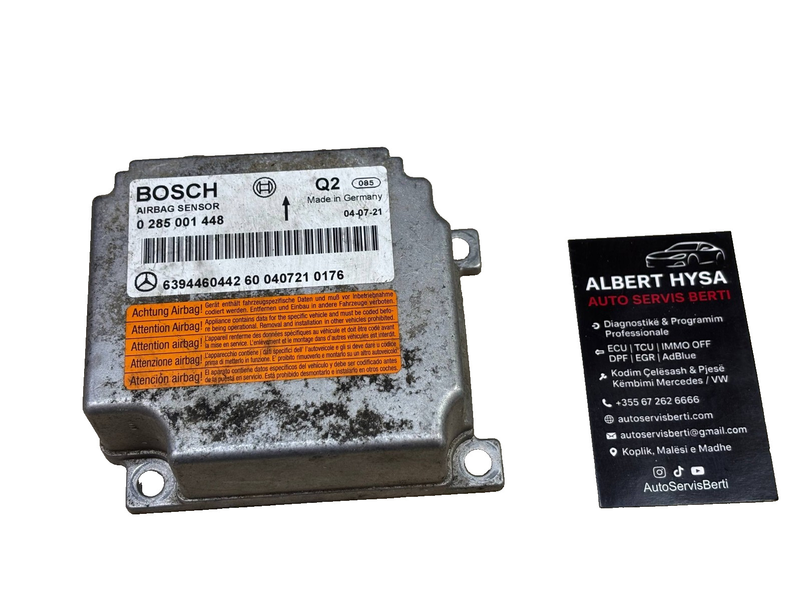 Original BOSCH Control Module Mercedes 6394460442 0285001448