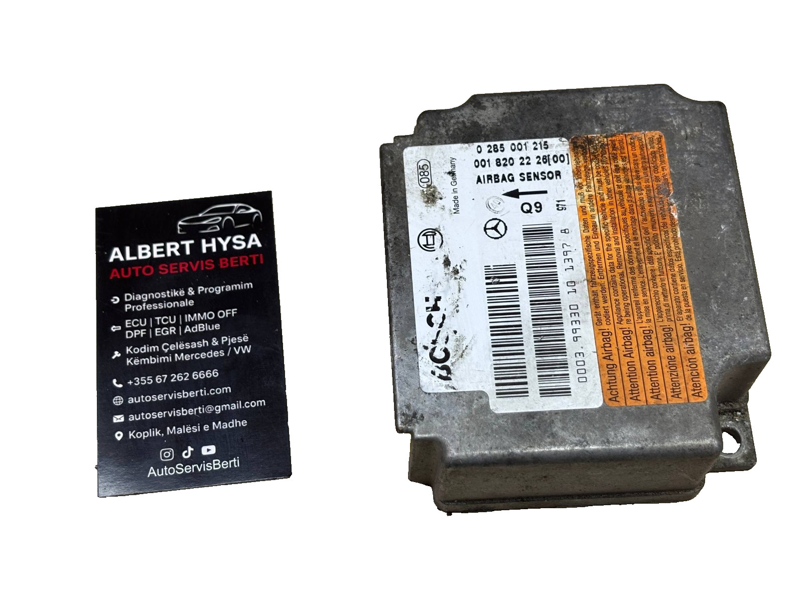 Genuine BOSCH Control Module Mercedes 0018202226 0285001215