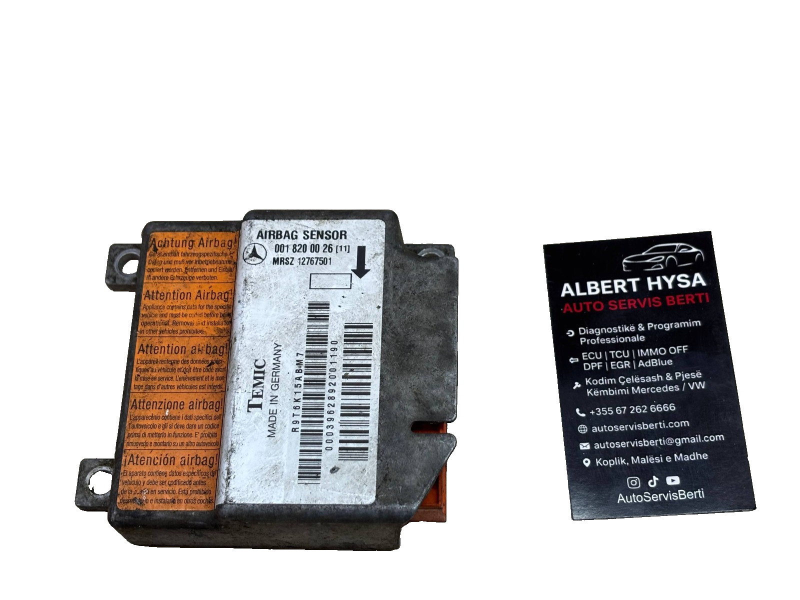 Original TEMIC Control Module Mercedes 0018200026 11