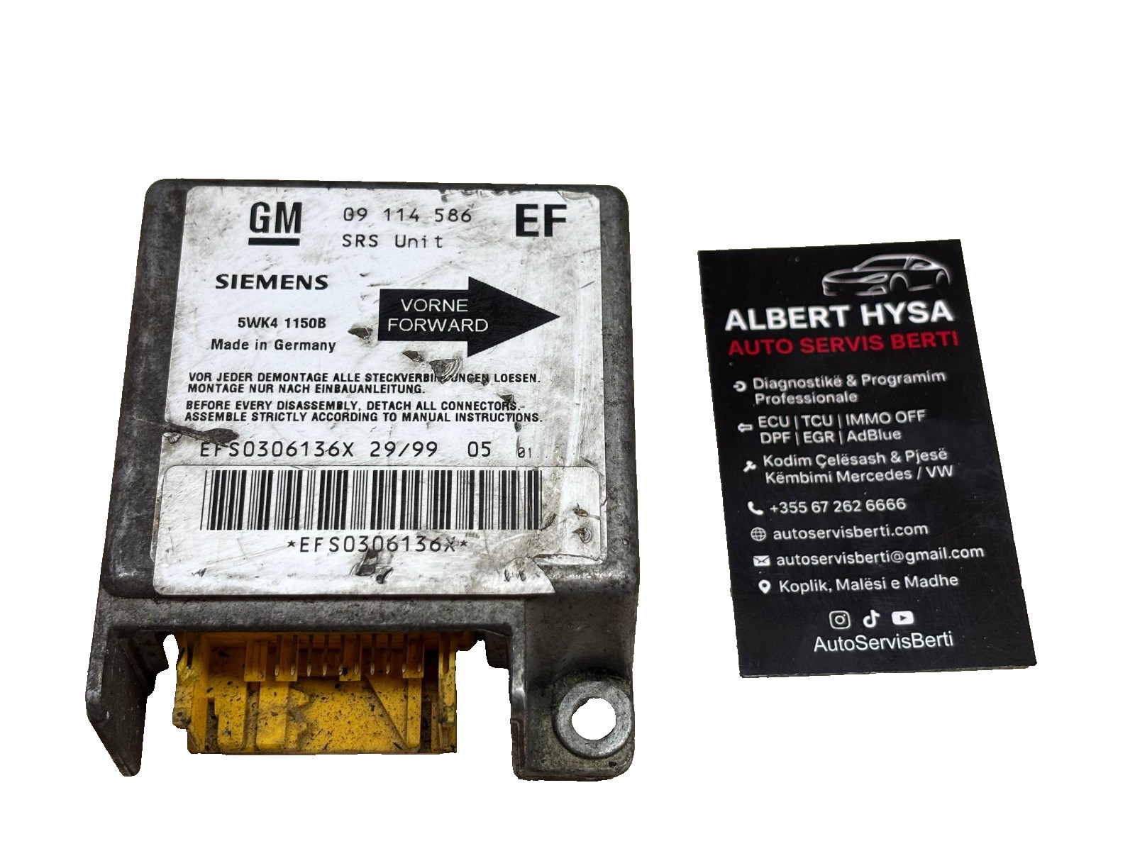 Genuine GM Siemens Control Module 09114586 5WK41150B