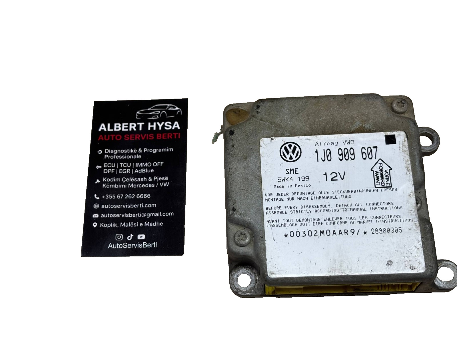 Genuine SME Control Module VW 1J0909607 5WK4199