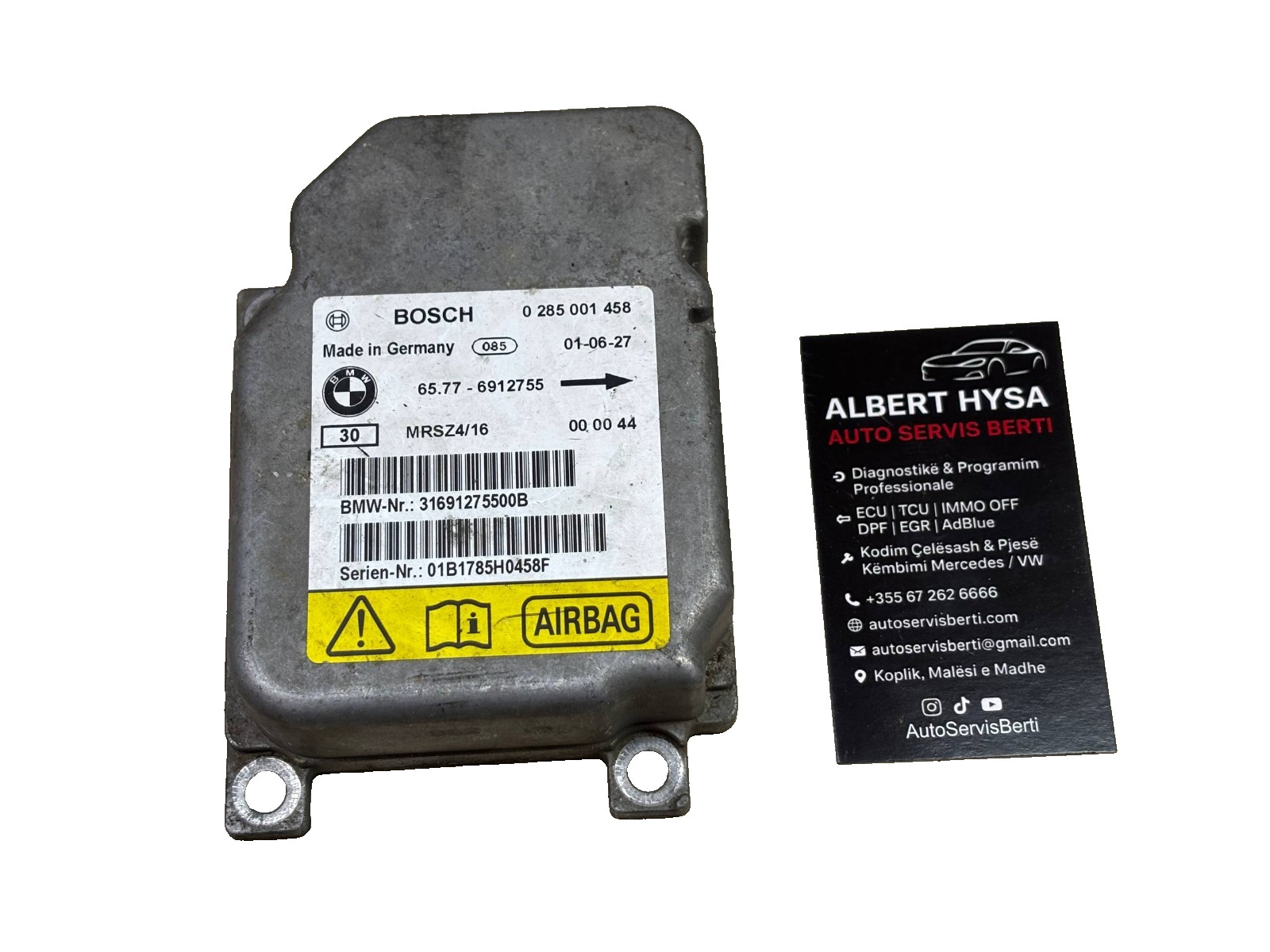 Original BOSCH Control Module BMW 65.77-6912755 0285001458
