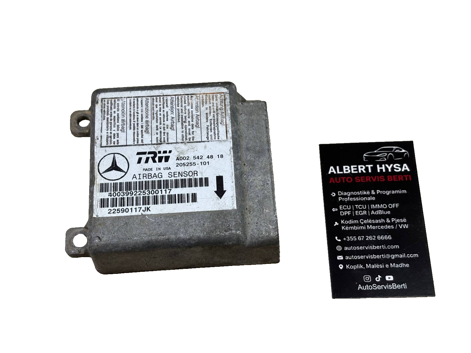 Genuine TRW Control Module Mercedes A0025424818 205255-101