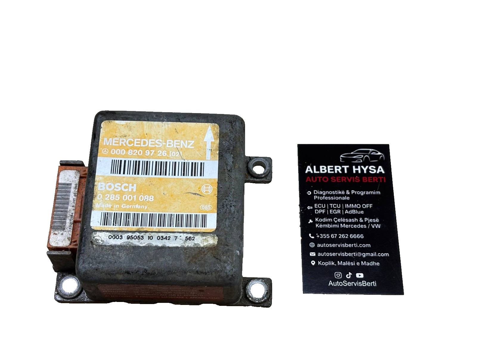 Original BOSCH Control Module Mercedes 0008209726 0285001088