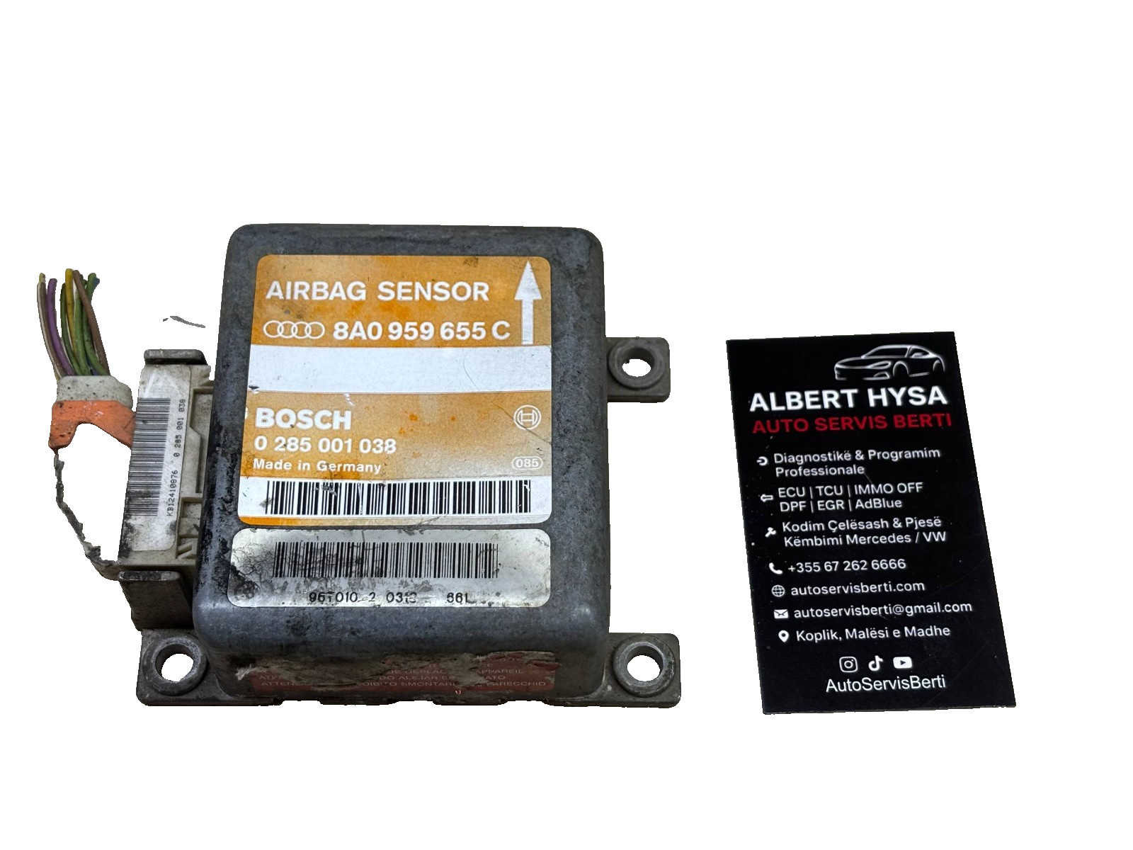 Genuine BOSCH Control Module Audi 8A0959655C 0285001038