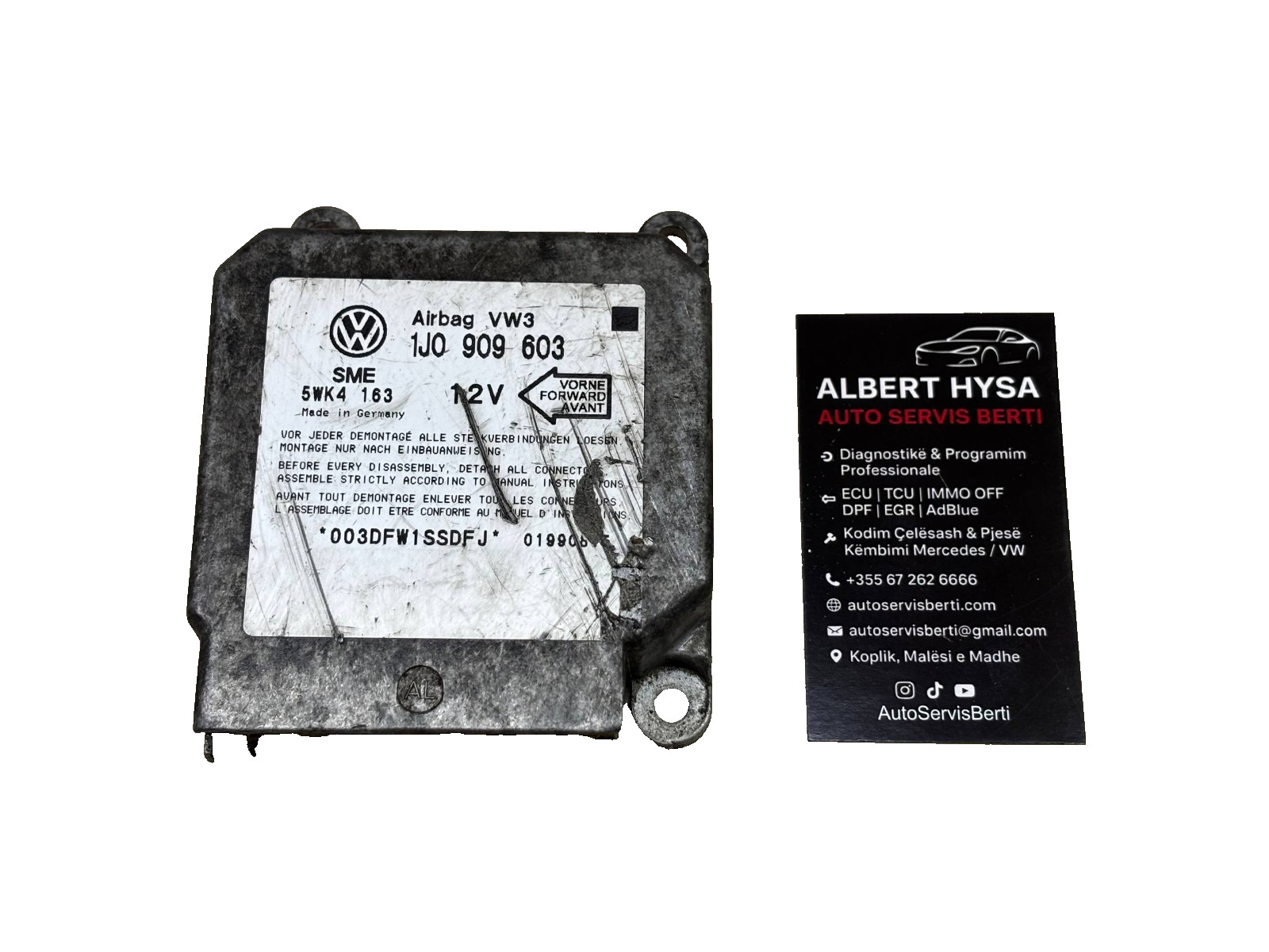Original SME Control Module VW 1J0909603 5WK4163