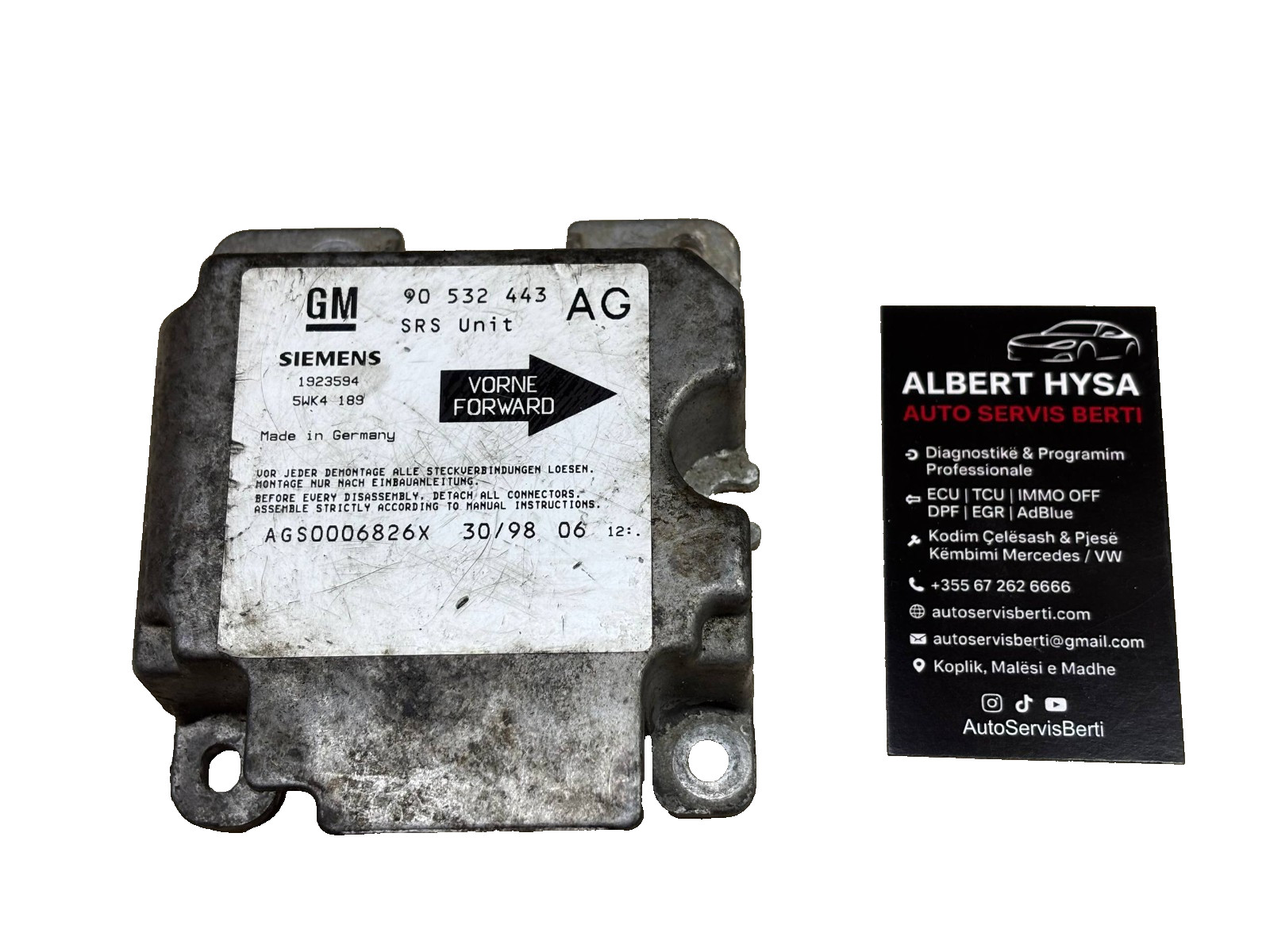Original GM Siemens Control Module 90532443AG 5WK4189