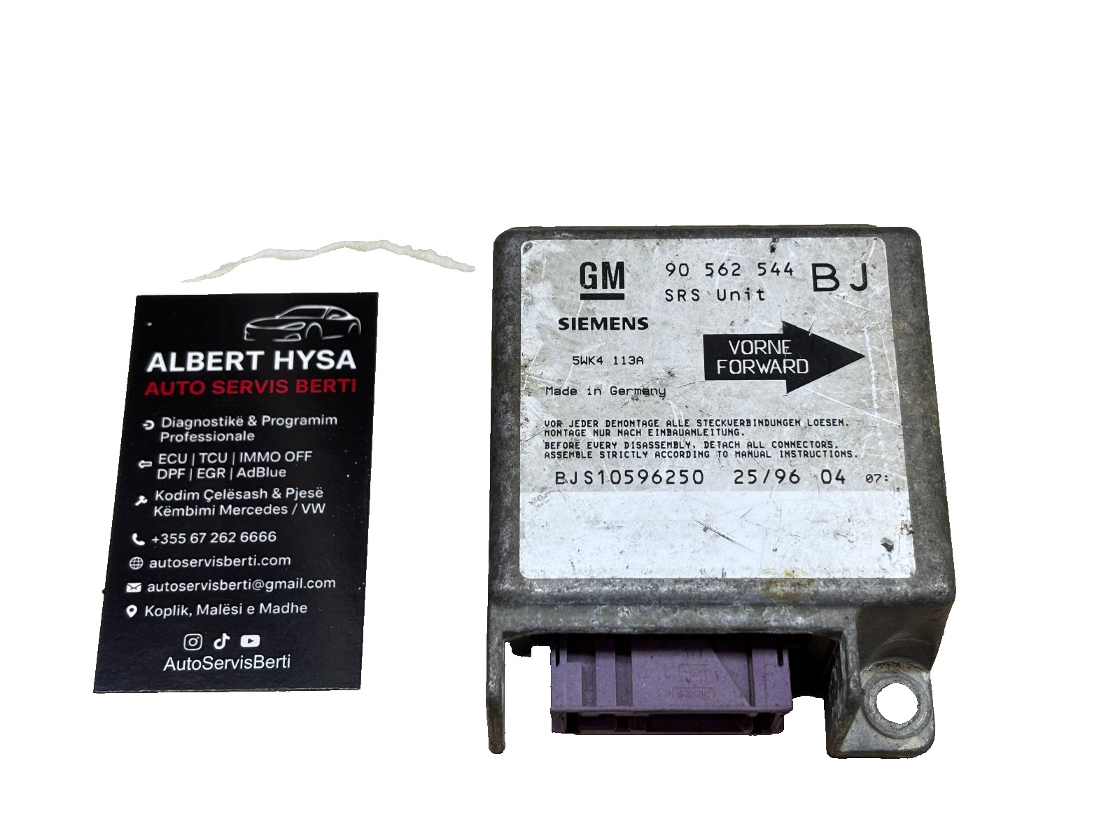 Original GM Siemens Control Module 90256544 BJ 5WK4113A