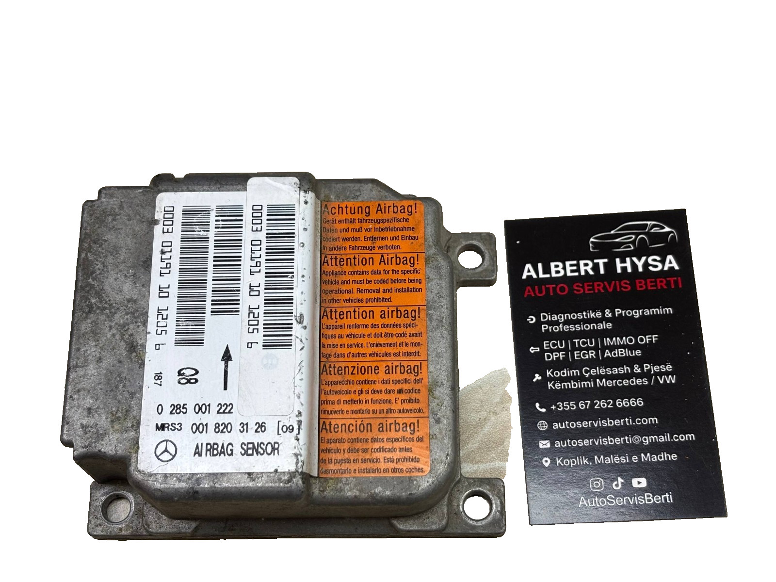 Genuine BOSCH Control Module Mercedes 0018203126 0285001222